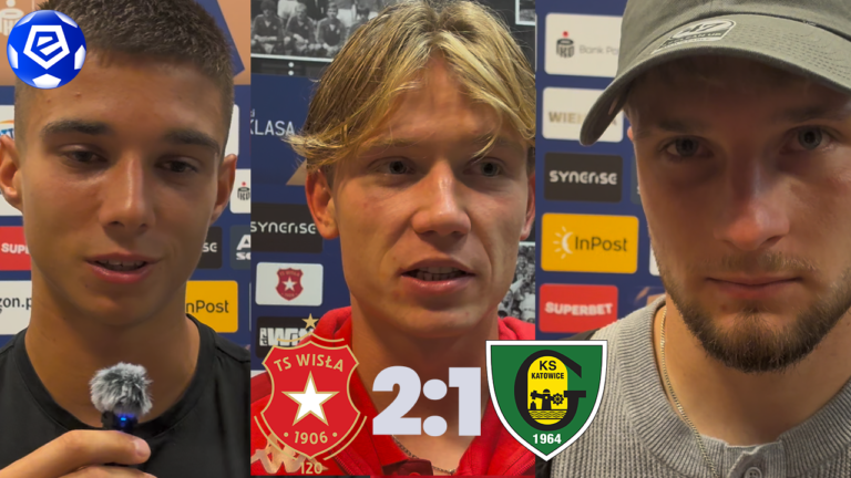 Piłkarze Wisły Kraków po zwycięstwie z GKS’em Katowice